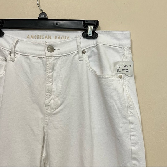 NWT American Eagle Outfitters 90’s Straight White Jean - Picture 2 of 15